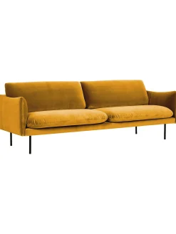 Sofa De Terciopelo Moby (3 Plazas)