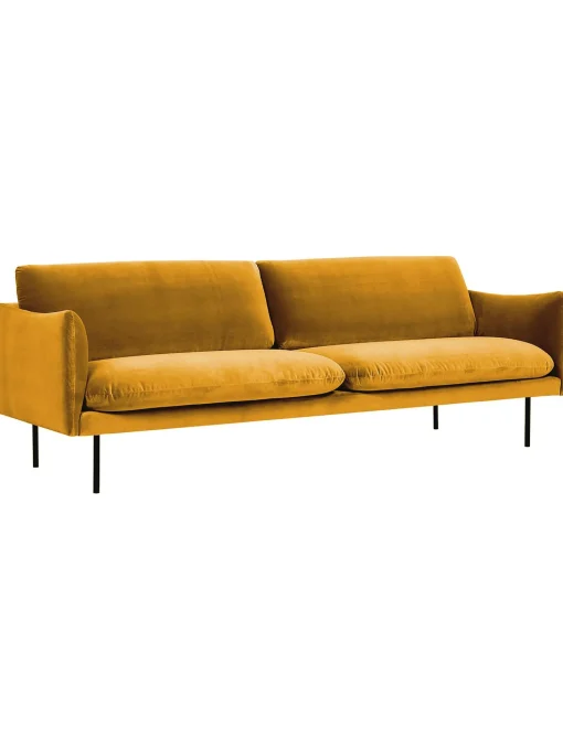 Sofa De Terciopelo Moby (3 Plazas)