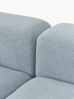 Sofa Modular Boucle Lena (4 Plazas), Con Reposapies