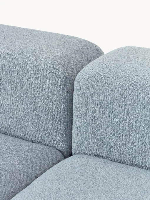 Sofa Modular Boucle Lena (4 Plazas), Con Reposapies