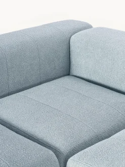 Sofa Modular Boucle Lena (3 Plazas), Con Reposapies