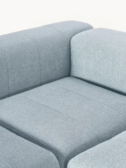 Sofa Modular Boucle Lena (4 Plazas), Con Reposapies