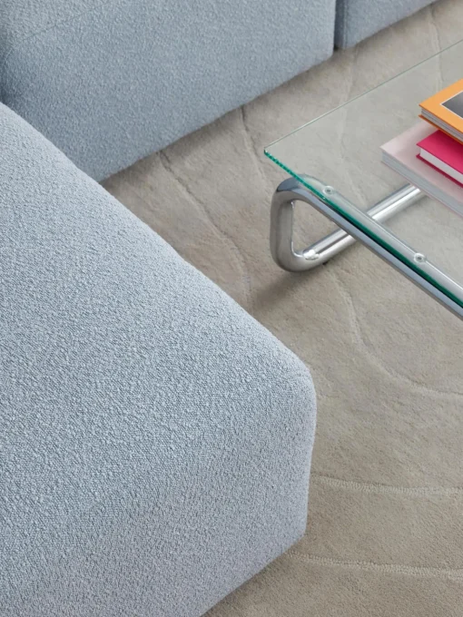 Sofa Modular Boucle Lena (4 Plazas), Con Reposapies
