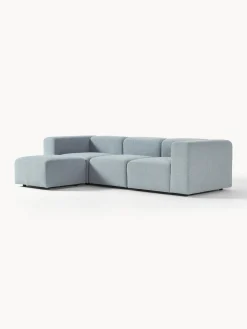 Sofa Modular Boucle Lena (4 Plazas), Con Reposapies