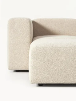 Sofa Modular Boucle Lena (3 Plazas), Con Reposapies