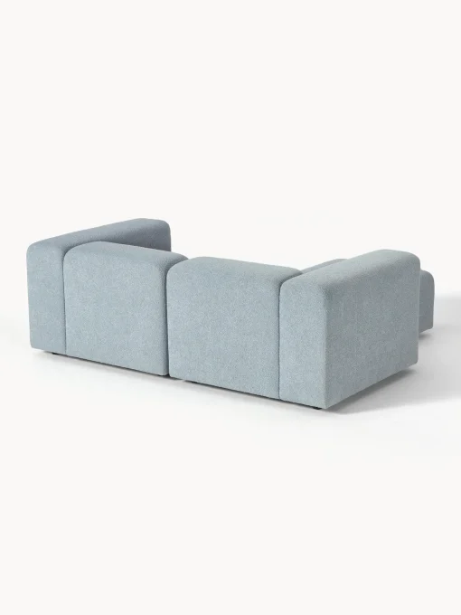 Sofa Modular Boucle Lena (3 Plazas), Con Reposapies