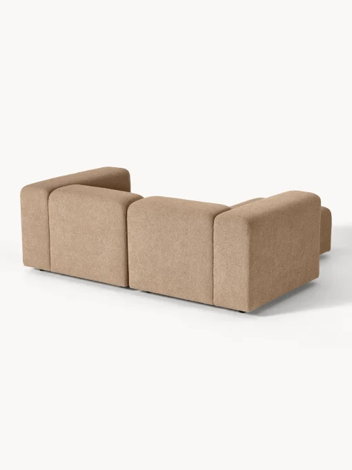 Sofa Modular Boucle Lena (3 Plazas), Con Reposapies