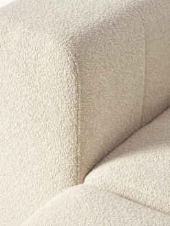 Sofa Modular Boucle Lena (3 Plazas), Con Reposapies