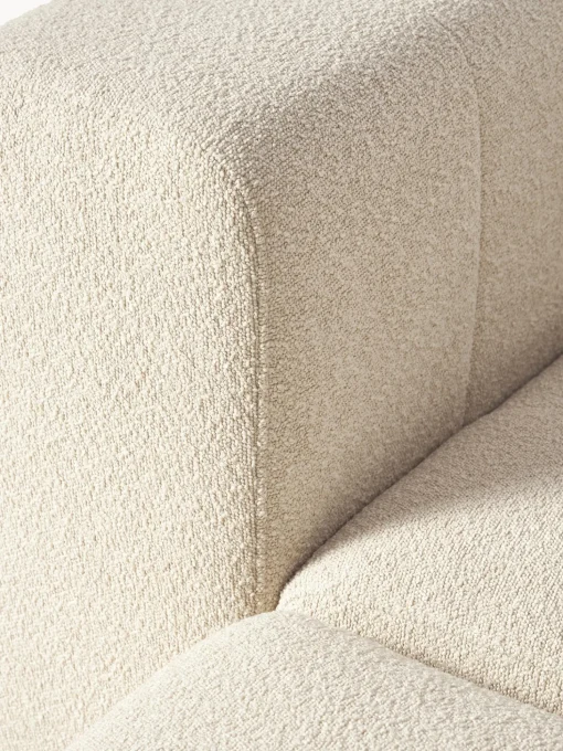 Sofa Modular Boucle Lena (3 Plazas), Con Reposapies