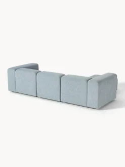 Sofa Modular Boucle Lena (4 Plazas), Con Reposapies