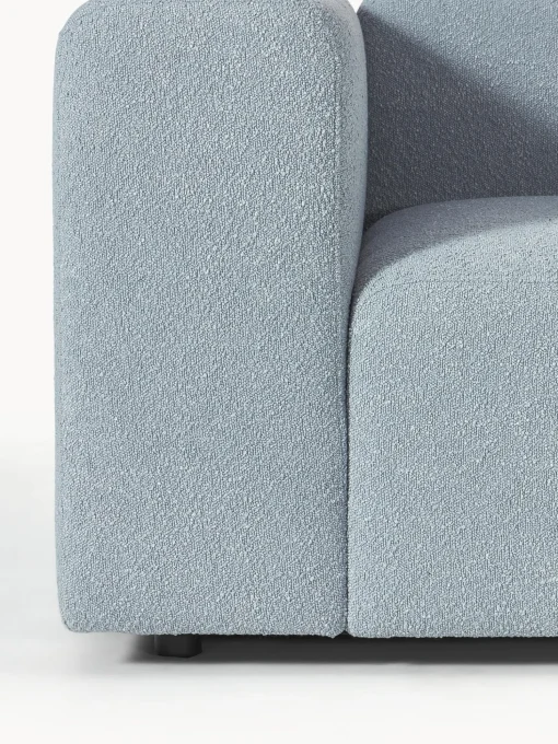 Sofa Modular Boucle Lena (4 Plazas), Con Reposapies