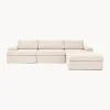 Sofa Modular Con Reposapies Russell (4 Plazas), Desenfundable
