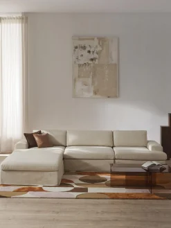 Sofa Modular Con Reposapies Russell (4 Plazas), Desenfundable
