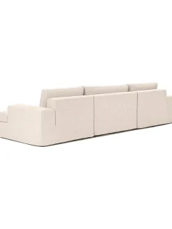 Sofa Modular Con Reposapies Russell (4 Plazas), Desenfundable