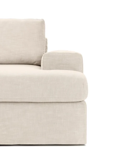 Sofa Modular Con Reposapies Russell (4 Plazas), Desenfundable