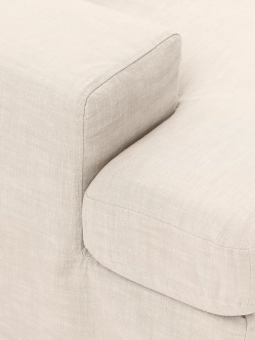 Sofa Modular Con Reposapies Russell (4 Plazas), Desenfundable