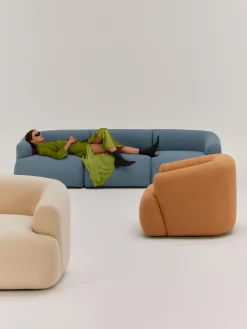Sofa Modular En Tejido Boucle Sofia (3 Plazas)