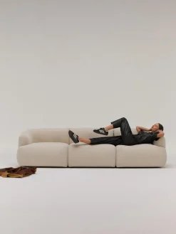 Sofa Modular En Tejido Boucle Sofia (3 Plazas)