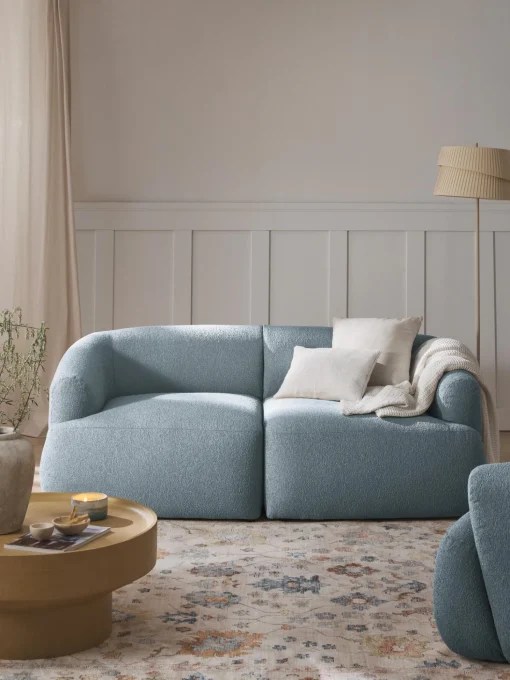 Sofa Modular En Tejido Boucle Sofia (2 Plazas)