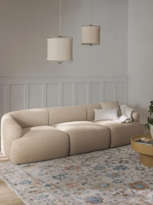 Sofa Modular En Tejido Boucle Sofia (3 Plazas)
