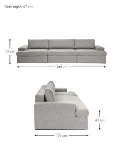 Sofa Modular Russell (4 Plazas), Desenfundable
