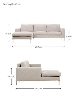 Sofa Rinconera Cucita (3 Plazas)