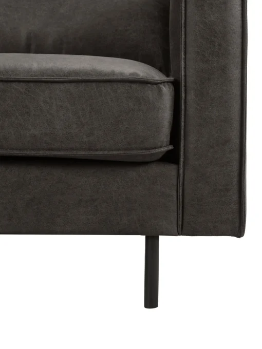 Sofa Rinconera Grande De Cuero Reciclado Hunter
