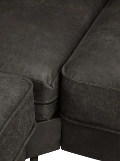 Sofa Rinconera Grande De Cuero Reciclado Hunter