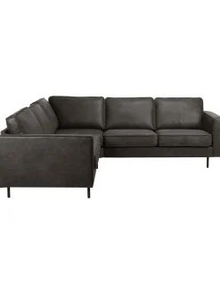Sofa Rinconera Grande De Cuero Reciclado Hunter