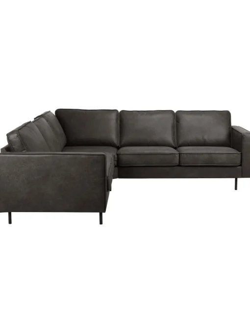 Sofa Rinconera Grande De Cuero Reciclado Hunter
