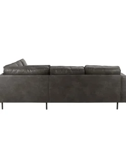 Sofa Rinconera Grande De Cuero Reciclado Hunter