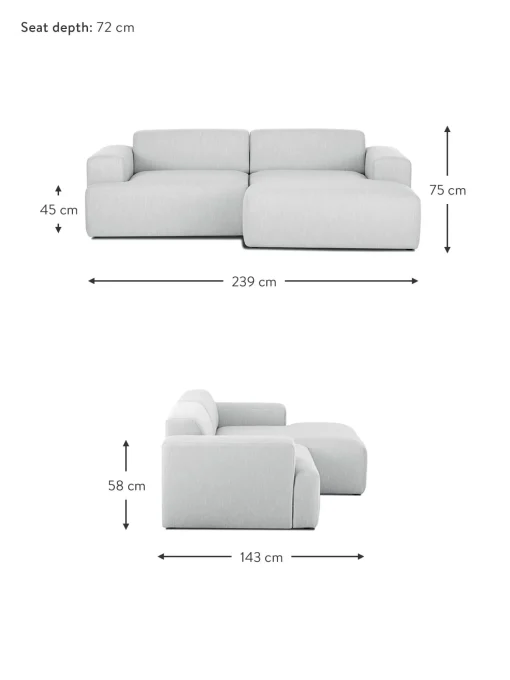 Sofa Rinconera Melva (3 Plazas)