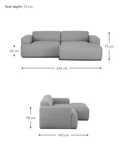Sofa Rinconera Melva (3 Plazas)