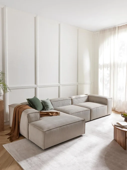 Sofa Rinconera Modular De Pana Lennon
