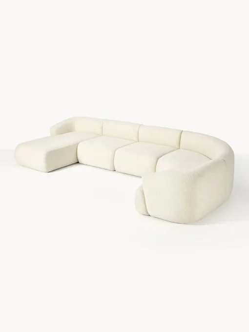 Sofa Rinconera Modular De Borreguillo Sofia