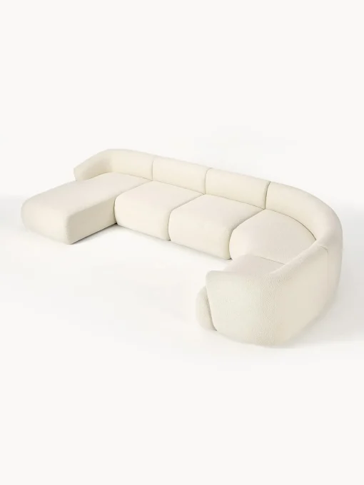 Sofa Rinconera Modular De Borreguillo Sofia