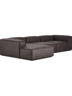 Sofa Rinconera Modular De Cuero Reciclado Lennon