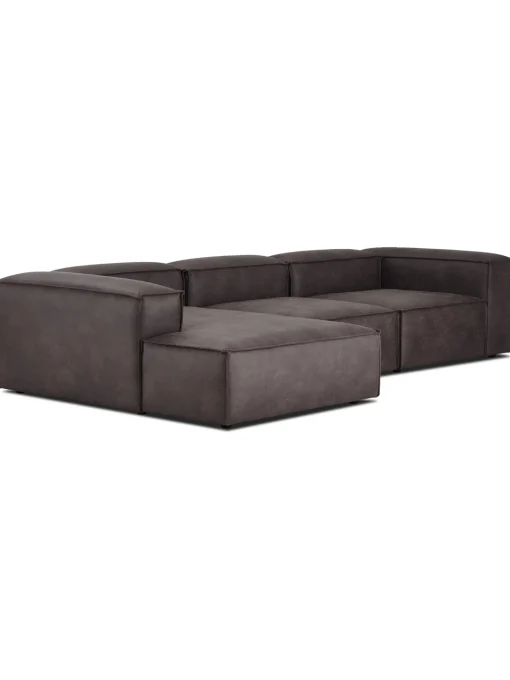 Sofa Rinconera Modular De Cuero Reciclado Lennon