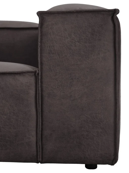 Sofa Rinconera Modular De Cuero Reciclado Lennon