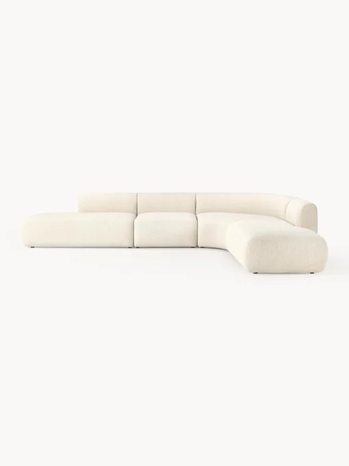 Sofa Rinconera Modular En Tejido Boucle Sofia (4 Plazas)