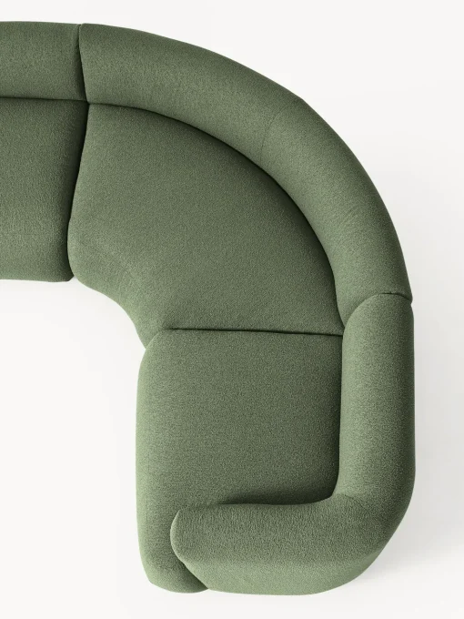 Sofa Rinconera Modular Grande En Tejido Boucle Sofia