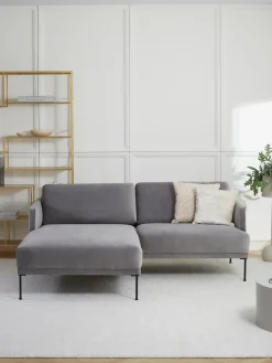 Sofa Rinconera Pequeno De Terciopelo Fluente
