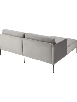 Sofa Rinconera Pequeno De Terciopelo Fluente