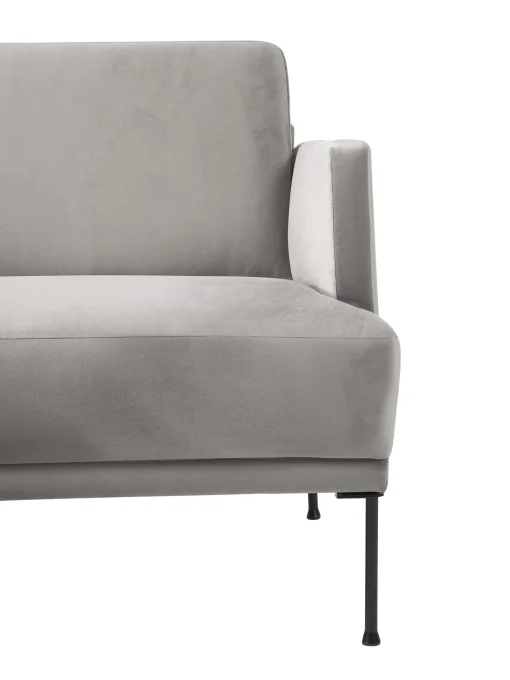 Sofa Rinconera Pequeno De Terciopelo Fluente