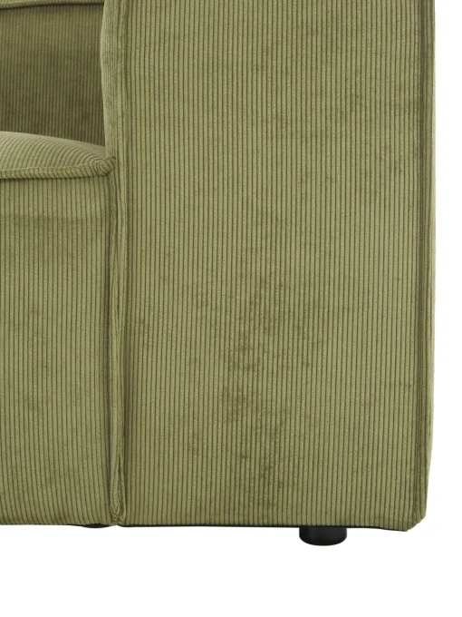 Sofa Rinconero Modular De Pana Lennon (3 Plazas)