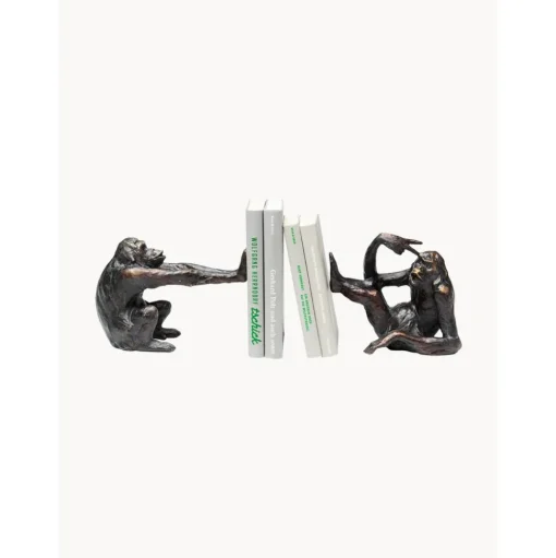 Sujetalibros Artesanales Monkey, 2 Uds.