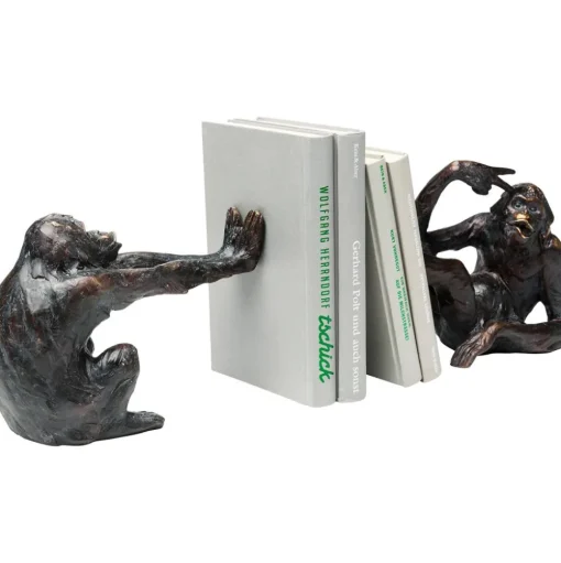 Sujetalibros Artesanales Monkey, 2 Uds.