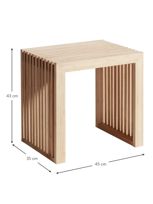 Taburete De Bambu Rib