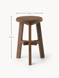 Taburete De Madera De Acacia Dingklik