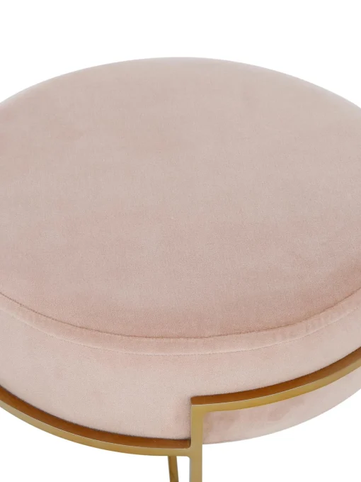 Taburete De Terciopelo Madeleine